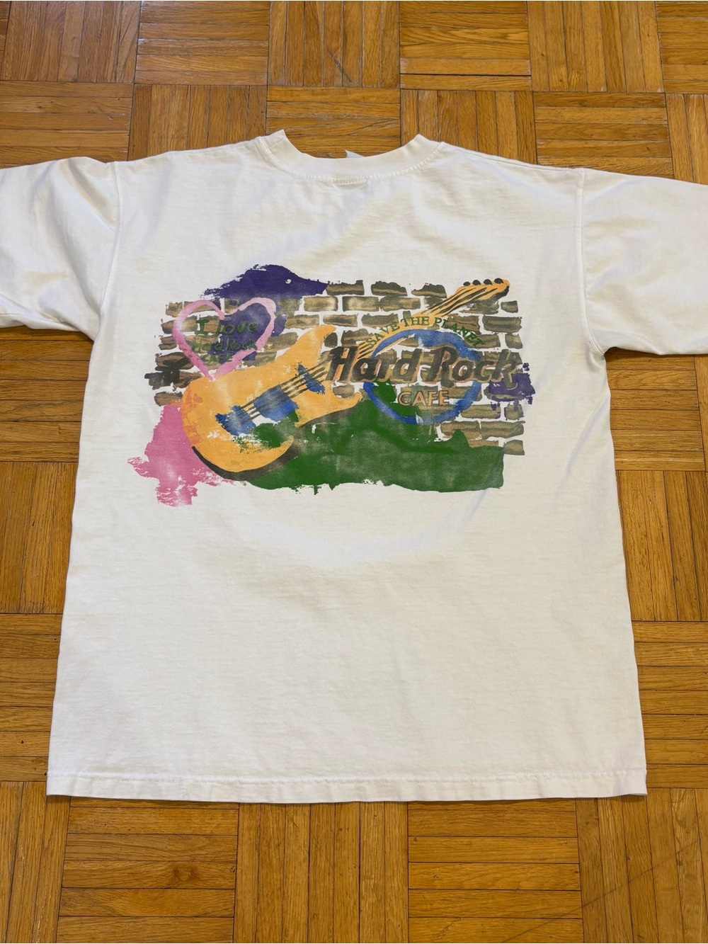 Vintage Hard Rock Cafe Save The World Cancun Graphic Shirt
